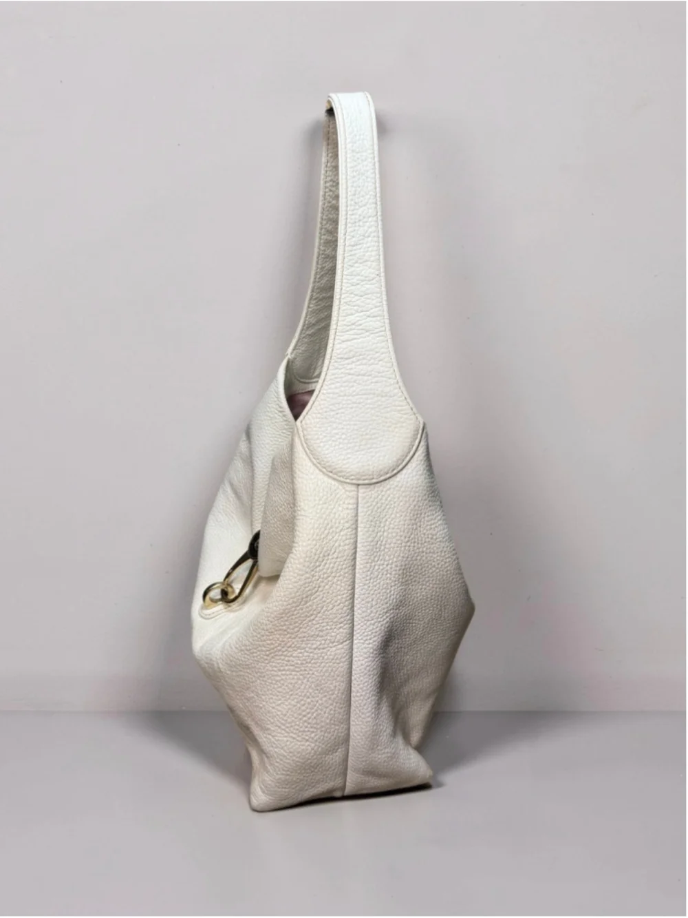 Dooney & Bourke Pebble Grain Logo Lock Sac / Hobo Shoulder Bag